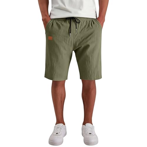 Short homme été baggy en coton léger et respirant pour le quotidien