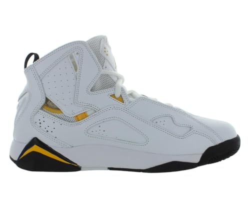 Nike Jordan True Flight Mens Shoes Size 12, Color: White/Black/Yellow Ochre-White3