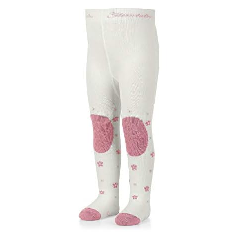Sterntaler Baby - Mädchen Krabbelstrumpfhose Mabel Tights, Ecru, 74 Cover