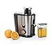 Brabantia BBEK1123 Spremiagrumi elettrico - Frullatore per frutta e verdura - 500 Watt - 2 velocità - Completamente smontato - Contenitore polpa 1 litro - Brocca succo 0,35 litri - Acciaio inox
