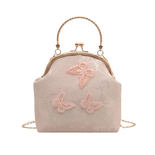 Chinese Styles Crossbody Bag For Women Dumpling Clutches Purse With Kiss Trendy Shoulder Handbag Gifts Fashion Handbag