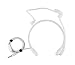 KENMAX 3.5mm Plug Throat Mic Microhone Covert Acoustic Tube Earpiece Headset for Smartphone Telephone Mobile Phone