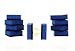 Premium Magnetic Dry Erase Erasers - Whiteboard Eraser Magnet Pack of 12 for Classroom Home and Office