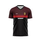 GenZGenji Germany Football/Soccer Jersey | National Team Supporter's Edition 2026 (B# Brown), X-Large