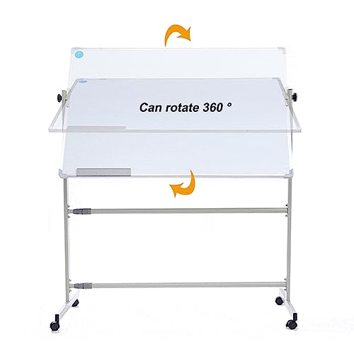 Support métallique réglable sur roulettes pour tableau effaçable à sec - 5