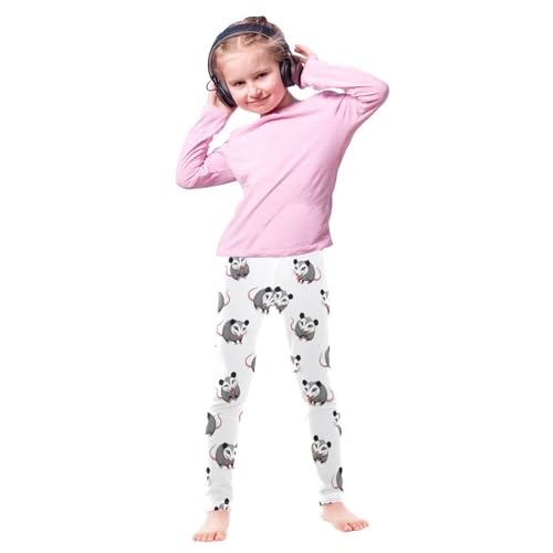 Casual Leggings for Girls Kids,Toddler's Stretch Yoga Pants,Fashion Tights Trousers for Dance Running Sport 4-10T4