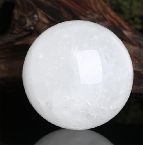 Bola de cuarzo blanco decorativa de 16cm para transformar tu salon en un oasis 5