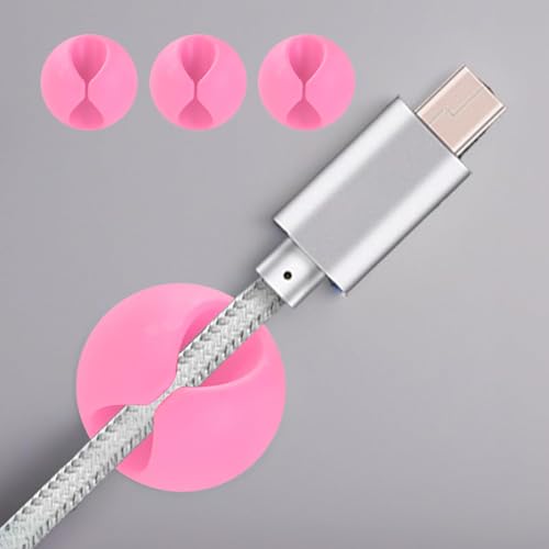 3PCS Cable Clips for Desk Wire Management Adhesive Cord Holders USB Charging Cables Office Home Nightstand Organization Use