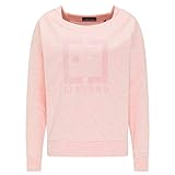 rosen pullover h&m locker geschnittenes Damensweat mit dezentem Logo-Print auf der Front