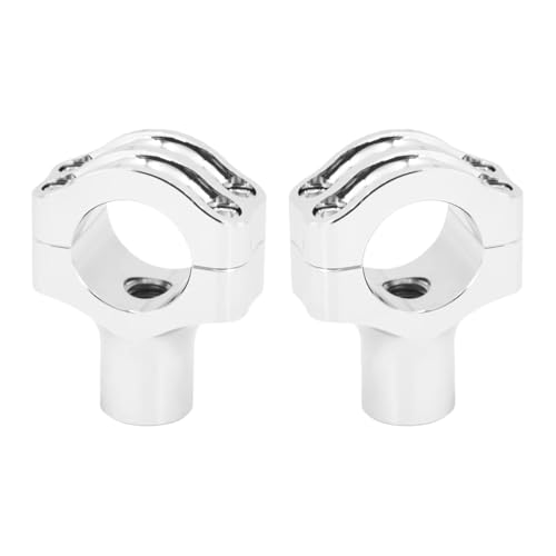 Kit fixation rehausseurs guidon de finition supérieure pour moto de caractère