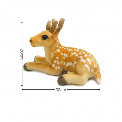 Image of Tabitha Stuffed Toys-Ultra Soft Plush Toy for Kids | Birthday Gifts for Kids and Girls | (30 Cm Deer Plush Toy)