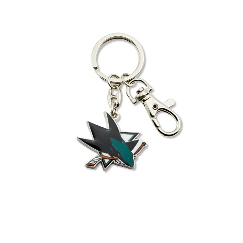 aminco NHL San Jose Sharks Heavyweight Keychain Team Color 5