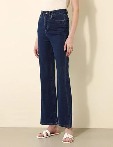 Image of ADBUCKS Women's Wide Leg Fit Mid Rise Bootcut Jeans Bell Bottom Jeans II Wide Leg
