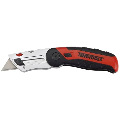 Teng Tools Folding Universal Utility Knife/Box Cutters with Fixed Blade - 712