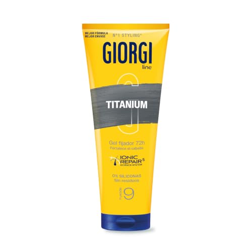 Giorgi Line - Gomina Titanium 72H Fijación 9 Ultra Resistente - 170 ml