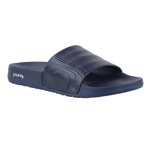 Image of WELCOME Pure-53 Lightweight Super Flexible Stylish Dailywear Sliders /Slippers for Men