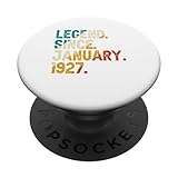 Photo Gallery legend since january 1927 97th birthday vintage 97 anni popsockets popgrip intercambiabile Photo Gallery legend since january 1927 97th birthday vintage 97 anni popsockets popgrip intercambiabile