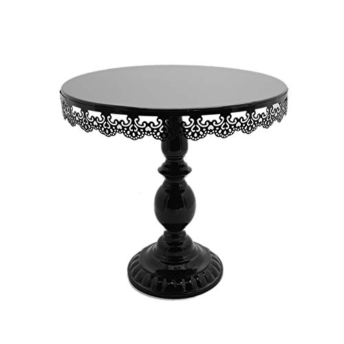 8 Inch / 10 Inch / 12 Inch / Three Layers Iron Cake Stand Round Pedestal Dessert Holder Cupcake Display Rack Birthday Wedding Party Decoration Black Color (8Inch + 10Inch +12Inch) #TOP4
