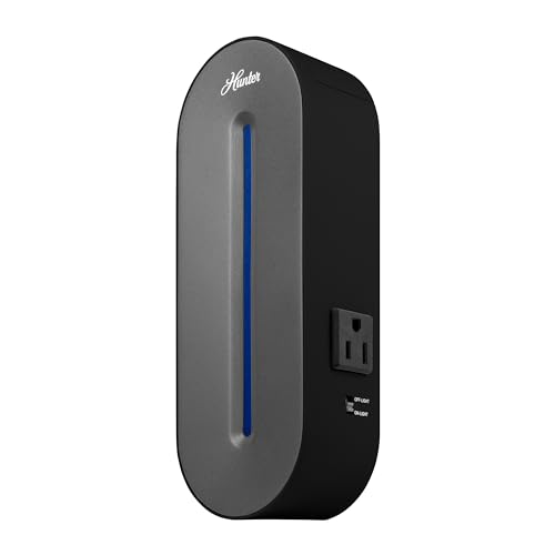 Hunter Plug-in UV Air Sanitizer, Whisper Quiet UV-C Air Sanitizer, Black by Hunter - Used condition - US$24.24