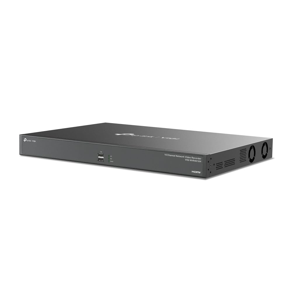 NVR TP-Link VIGI 16 canale 4016H 4K, 4xSATA Interface, max 16dTB, H.265+ ONVIF, detec?ie mi?care, linie, intruziune, persoane