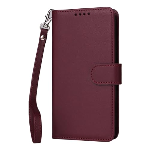 Coque iPhone XR étui portefeuille rabat cuir PU avec support magnétique antichoc
