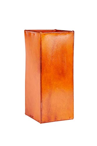 2er Set Orientalische Tischlampe Janka 30cm Lederlampe Quadratisch Lampe | Marokkanische kleine Tischlampen aus Metall… – Bild 8