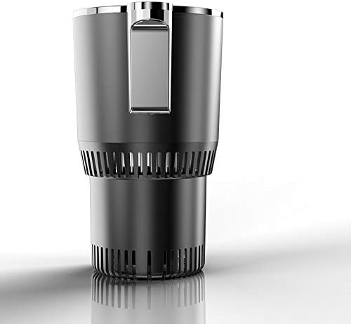 Miniatura 2 de Smart Car 12V Hot and Cold Cup Bebidas Titulares Casa Oficina Refrigeración Rápida Calefacción Aislamiento Taza Eléctrica Mini Refrigerador (negro)