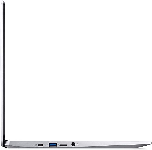 Image of Acer Chromebook 315 15.6 inch HD Intel N4000 4GB RAM 32GB eMMC Webcam BT Chrome OS + Protective Sleeve, Silver (NX.HKBAA.002)
