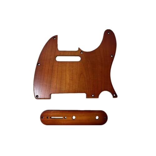 Pickguard en bois d'ailanthus fait main avec veines naturelles uniques