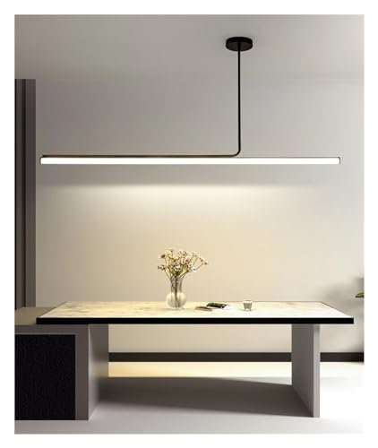 Suspension LED longue bande lustre salle manger lampe table bar moderne