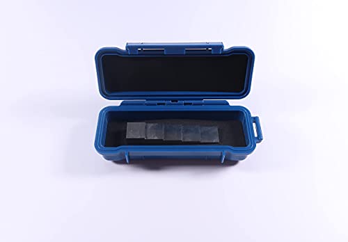 Bloque de calibración de 5 pasos: 0.100” 0.200” 0.300” 0.400” 0.500” Acero inoxidable 304 con estuche ABS y certificado miniatura 4