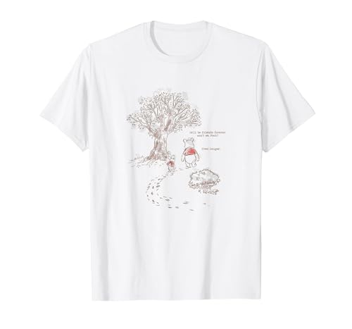 Disney Winnie The Pooh & Piglet Always Friends Forever T-Shirt, Men, White, 5X-Large