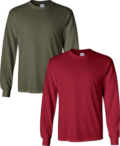 Image of Gildan Men's Ultra Cotton Long Sleeve T-shirt, Style G2400