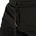Maiyifu-GJ Men's Gym Bodybuilding Workout Shorts Running Lightweight Jogging Short Pants Drawstring Fitted Training Shorts (Black,Medium)