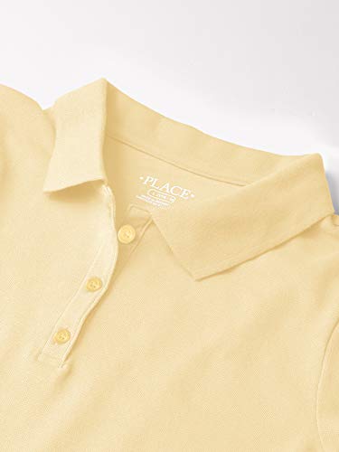 Image of The Children's Place baby-girls And Toddler Short Sleeve Ruffle Pique Polo