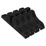HOOWIFFY Pieds Stabilisateurs pour Paravent 4 Pièces en Tissu Support Autoportant pour Séparation de Pièce Bureau et Maison