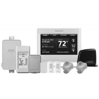 Honeywell Programmable Connected Thermostats and Accessories, Black and White - THX9421R5021WW/U YTHX9421-3