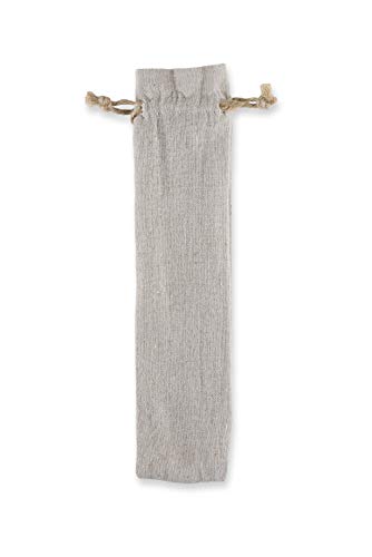 Twine Acacia Wood Muddler, Bar Accessory And Cocktail Drinkware Tool, Kitchen Essential With Jute Storage Pouch, Set Of 1, Wood Grain #TOP6