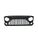 NanDeZ Modified Front Racing Grille Fit Mesh Mask Cover Auto Grill Grills Exterior Car Accesories Compatible For Jeep Wrangler Jk JKU 2007-2017