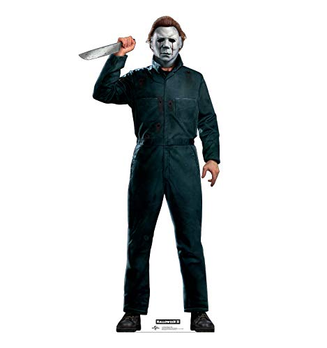 Image of Advanced Graphics Mike Myers with Knife Life Size Cardboard Cutout Standup - Halloween II (1981 Film)