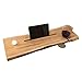 Produktbild LIMING-Bathroom Badewannenablage Holz badewannenwanne Holz, badewanne für Laptop multifunktionale badtrennwände für Badezimmer Tablet badewannenablage (größe : 100cm*20cm*5cm)
