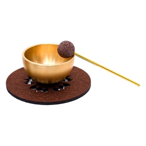 Klangbogen – Tibetisches Klangschalen-Set | Zur Stresslinderung, Selbstregulierung, Yoga, Achtsamkeit, Chakra-Ausgleich, Tragbare Mini-Entspannungsinstrumente, Für Meditation Und Wellness-Routinen