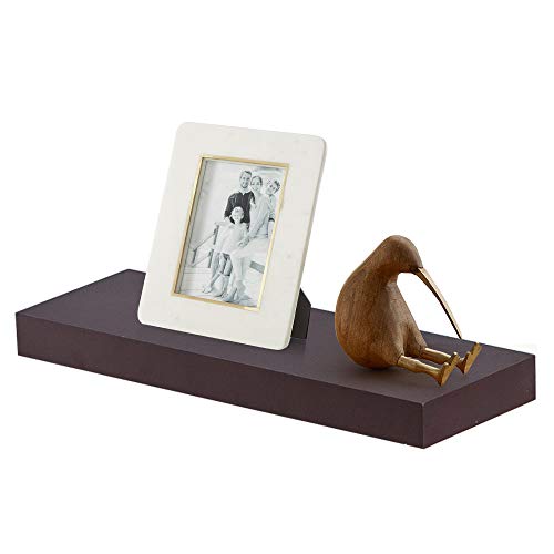 image for AHDECOR Floating Wall Mounted Shelves, Set of 3 Display Ledge Shelves 