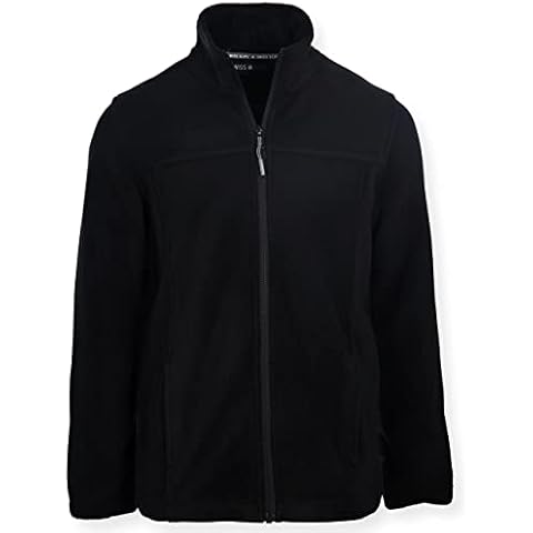 Swiss Alps Boys Full Zip Polar Fleece Jacket, Black, 10/12 Cover