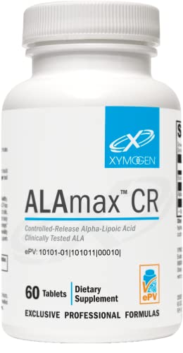 Xymogen Alamax Cr - Controlled-Release Alpha-Lipoic Acid Antioxidant Supplement - Ala Supplement 600 Mg With Biotin - Supports Healthy Intracellular Glutathione Levels + Liver Support (60 Tablets) #TOP11