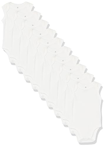 Image of HonestBaby Sleeveless Bodysuit Multipack Organic Cotton for Infant Unisex Baby Boys & Girls