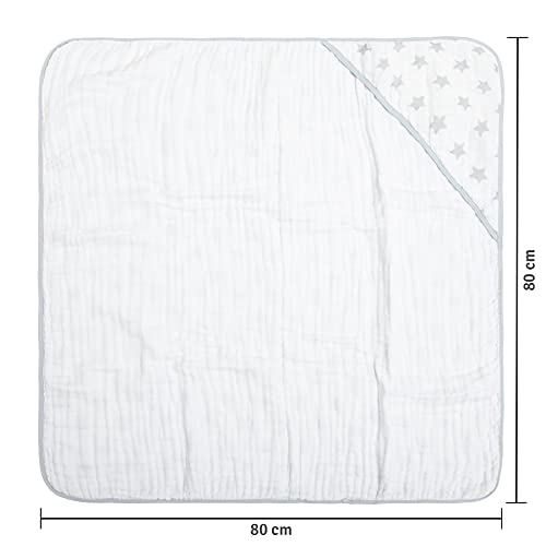 Papi Textil Toalha De Banho Papi Soft C/Capuz Estamp 80Cm X 80Cm Contem 01 Un