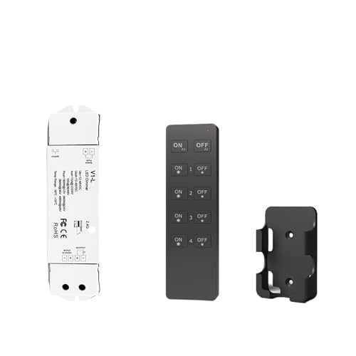 Gradateur LED 2.4G puissant 15A avec télécommande RU4 et mode Push Dimmer - 2
