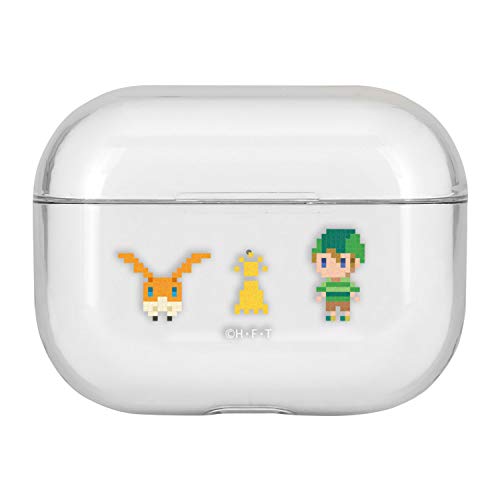 グルマンディーズ バンダイ デジモンアドベンチャー: AirPods Pro クリアケース パタモン&タケル DGA-16D, オレンジ