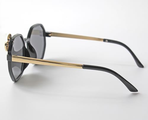 Kids Sunglasses Girls,Hello Cute Cat Girl Sunglass,Bow Ribbon Sunglasses for Girls kids,Secure Fit,UV Protection3